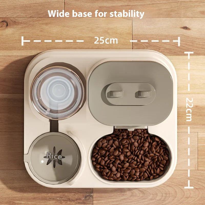 Distributeur Automatique de Nourriture et d'Eau pour Chiens et Chats
