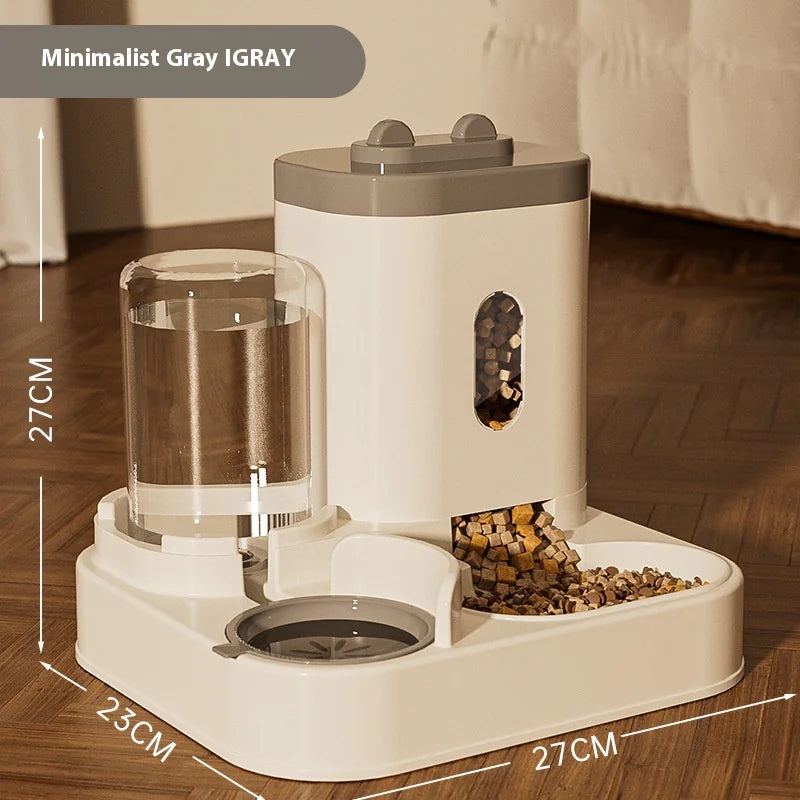 Distributeur Automatique de Nourriture et d'Eau pour Chiens et Chats