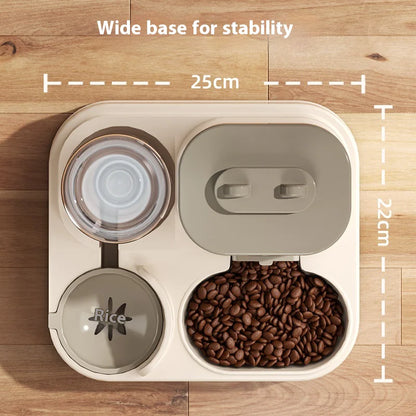 Distributeur Automatique de Nourriture et d'Eau pour Chiens et Chats