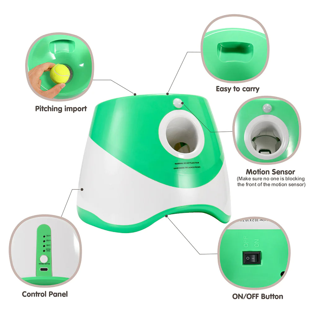 Lanceur Automatique de Balles pour Chiens