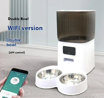 Distributeur Automatique de Nourriture pour Animaux 5L