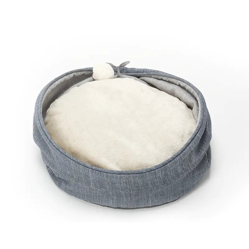 Sac de Couchage pour Chat, Maison de Lit Fermée pour Chat