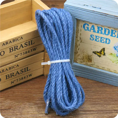 Corde en Jute Colorée pour l'Artisanat DIY et les Jouets pour Chats (10m)