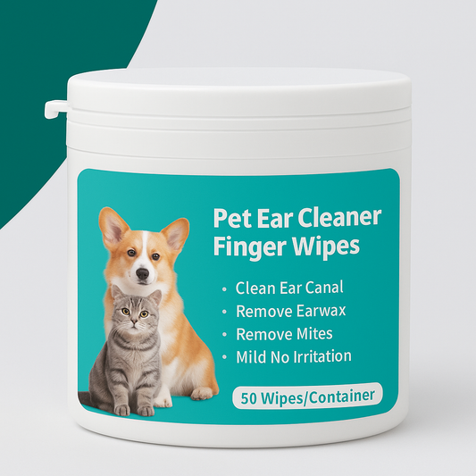 Lingettes Nettoyantes pour Oreilles de Pet en Forme de Doigtier