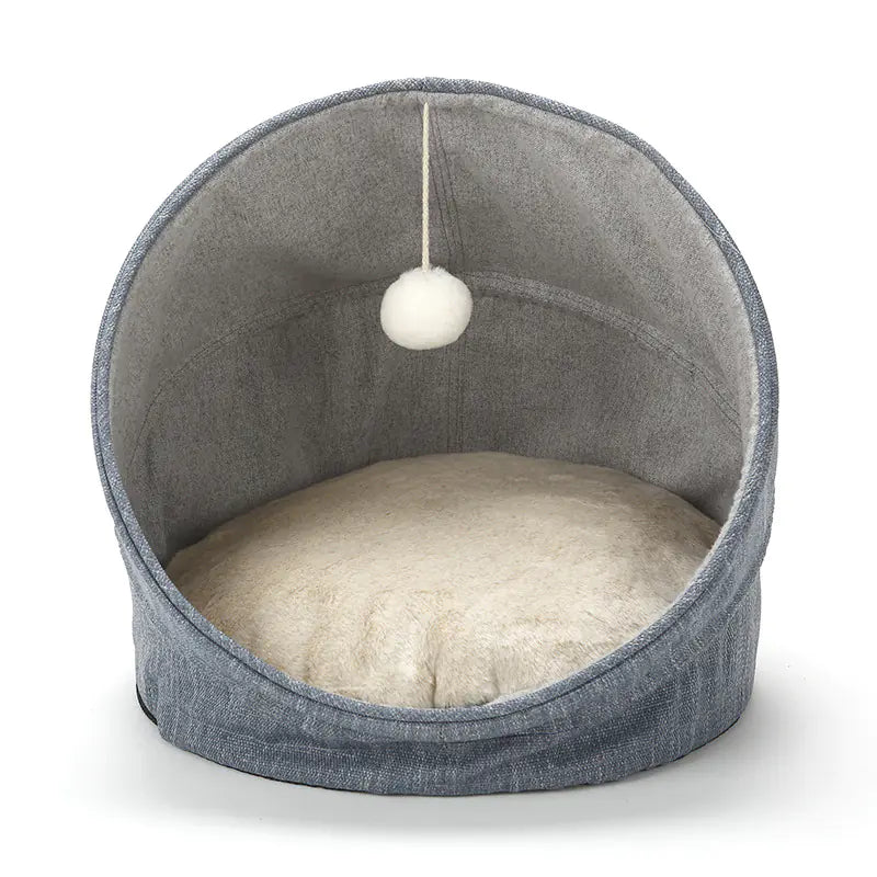 Sac de Couchage pour Chat, Maison de Lit Fermée pour Chat
