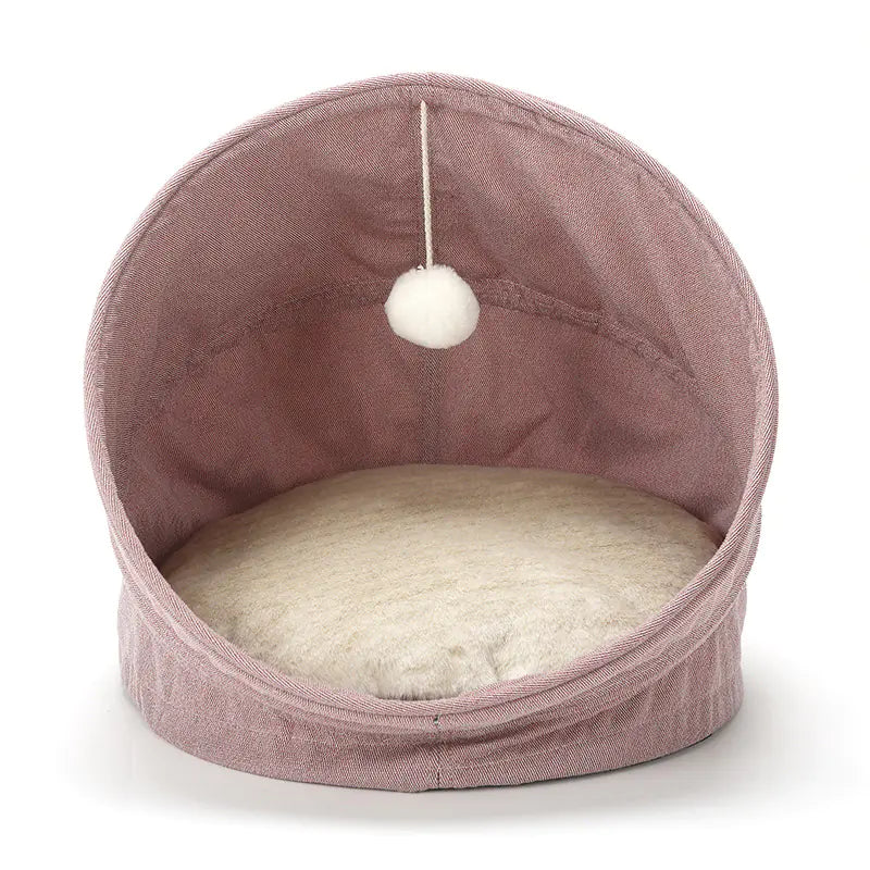Sac de Couchage pour Chat, Maison de Lit Fermée pour Chat