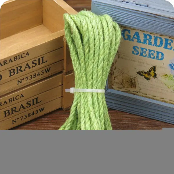 Corde en Jute Colorée pour l'Artisanat DIY et les Jouets pour Chats (10m)