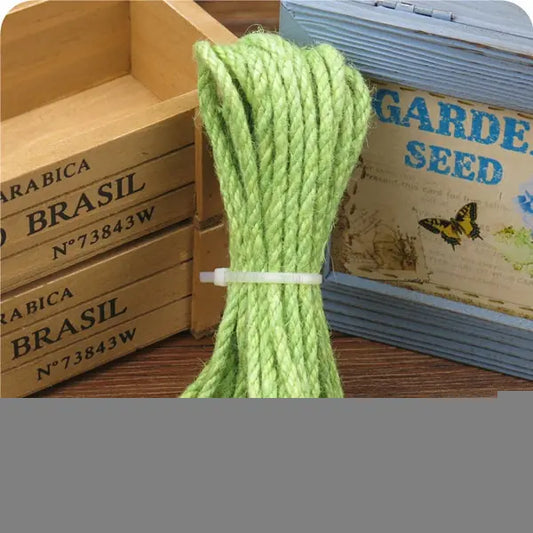 Corde en Jute Colorée pour l'Artisanat DIY et les Jouets pour Chats (10m)
