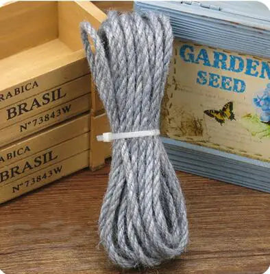 Corde en Jute Colorée pour l'Artisanat DIY et les Jouets pour Chats (10m)